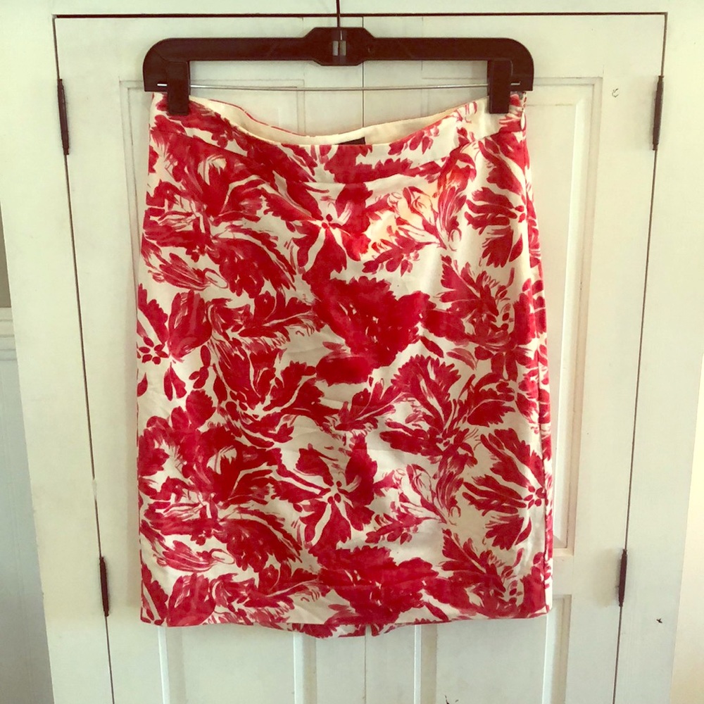 Beautiful Bright Print Pencil Skirt